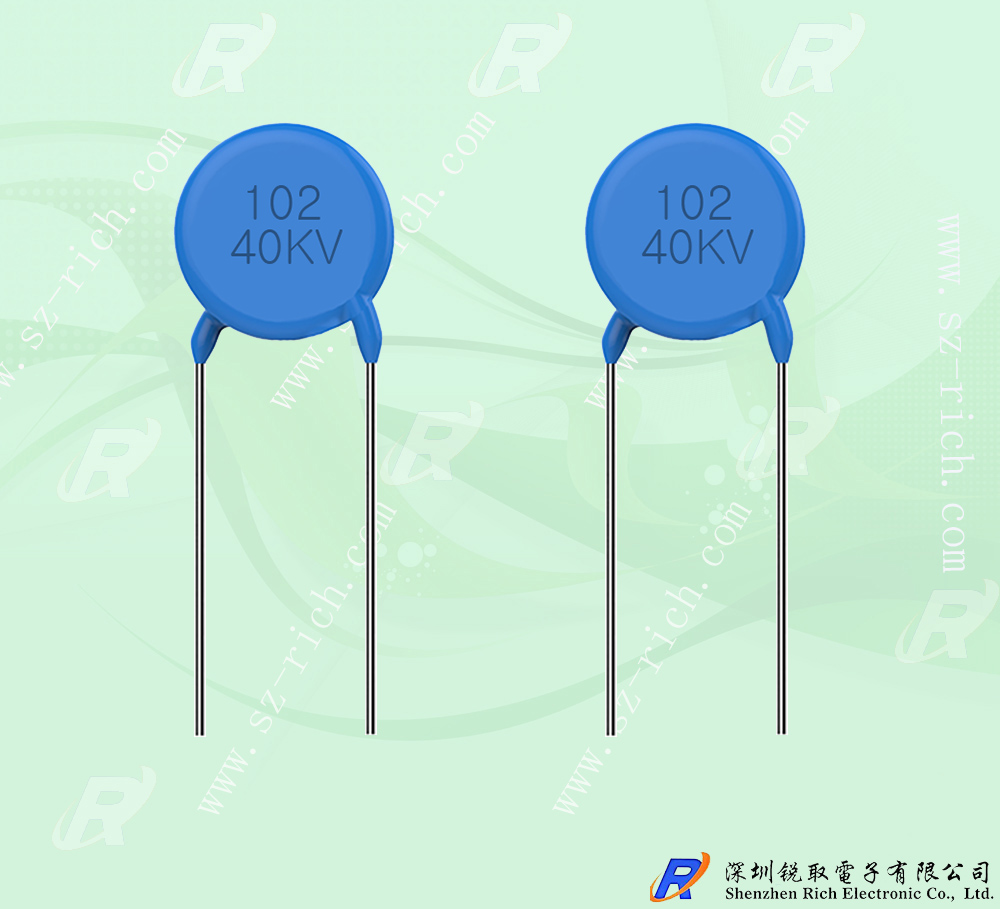 超高压瓷片电容 102 40kv